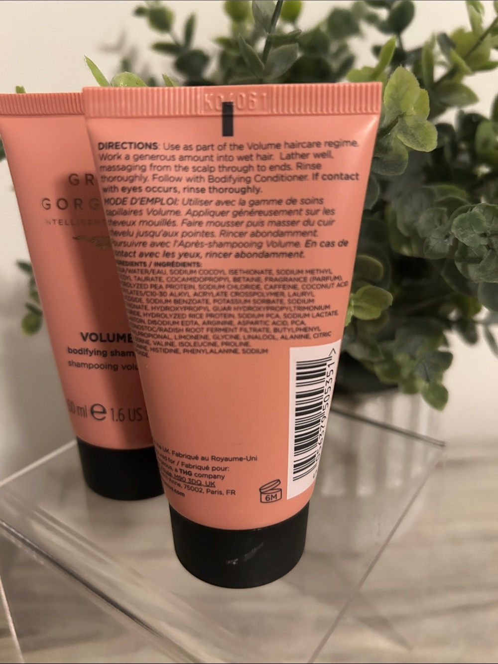 Grow Gorgeous Volume Bodifying Shampoo - Pink (50 ml) NEW - Picture 3 of 3